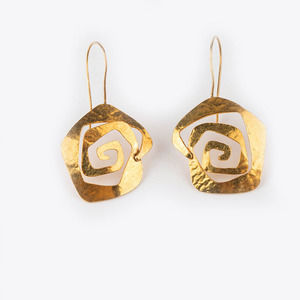 Halston Earrings Women Gold